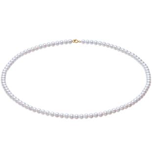 海蒂珠宝 袖珍 淡水小米baby珍珠项链diy18K金气质锁骨链送女友礼