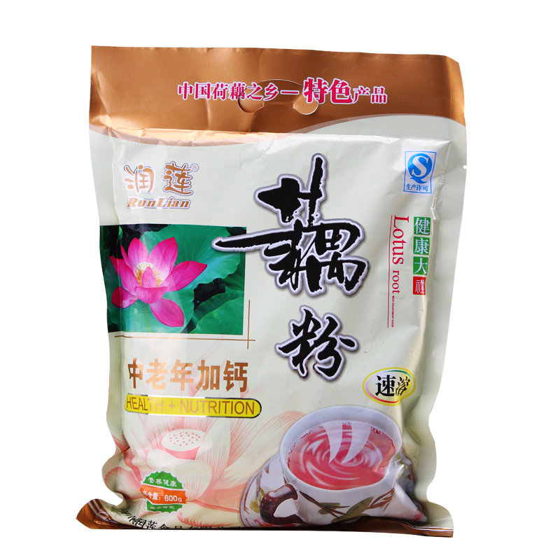 润莲中老年藕粉即冲即饮速溶