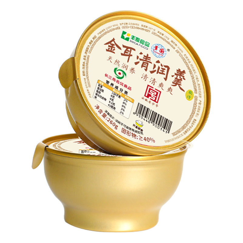 丰原食品金耳清润羹非银耳天然益银耳/冻干银耳及银耳