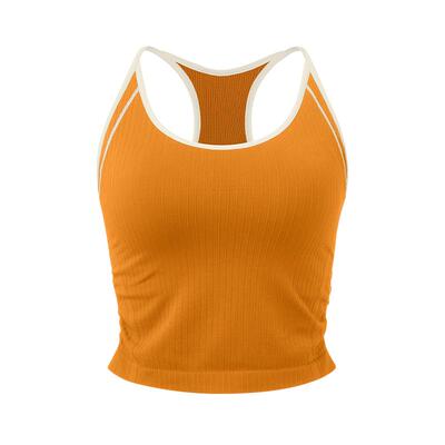 VfU一体织运动内衣自带杯免穿bra瑜伽背心普拉提健身文胸