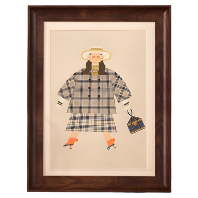 复古画框空框装裱挂墙高级