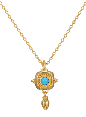 MONSECRET棕榈果经典项链通勤女