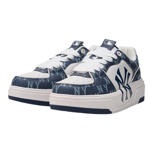 MLB官方 张凌赫同款百搭老花仿牛仔低帮学长鞋SXCLD/SXM05/SXM07