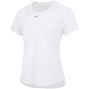 Nike耐克女装短袖2024秋新款运动休闲速干训练透气T恤 FV7843-100