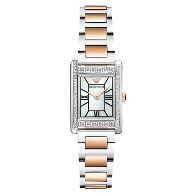 [圣诞礼物]Armani阿玛尼手表小方表气质休闲女轻奢时尚AR11623