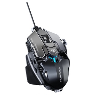 前行者MK500电竞游戏鼠标有线机械宏台式电脑金属加重USB静音外设