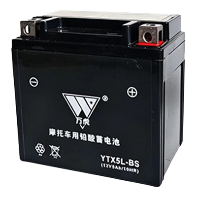 适用雅马哈配套摩托车电池12V5A