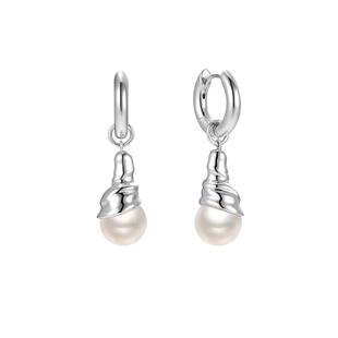 沈梦辰同款Onchic褶皱水滴耳环女轻奢高级感耳饰小众黑玛瑙新中式