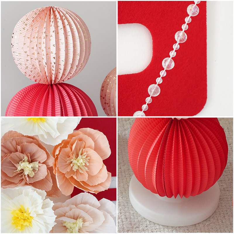 结婚婚房装饰女方新房备背景墙客厅喜字婚卧室布置用品