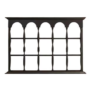 复古实木杯架香水架中古法式咖啡杯子收纳置物架壁挂手办展示架