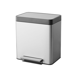 科勒垃圾桶家用大容量厨房客厅轻奢高档高颜值不锈钢商用办公室