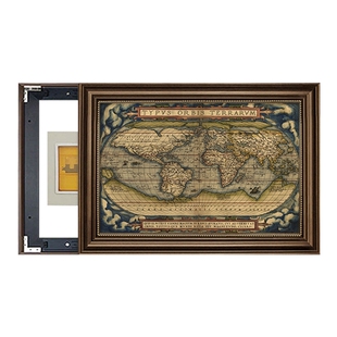 美式电表箱装饰画免打孔遮挡总开关电闸盒配电箱客厅餐厅挂画欧式