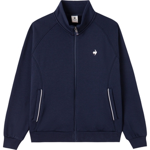 乐卡克法国公鸡秋冬女款加绒亲肤保暖立领开衫外套