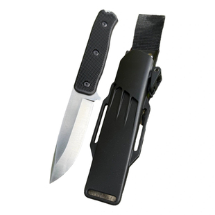 户外直刀水果刀一体龙骨高硬度不锈钢便携带鞘刀具野营锋利多用刀