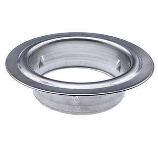 不锈钢装饰盖墙洞堵盖外墙热水器排烟管管道装饰罩空调洞遮丑盖板