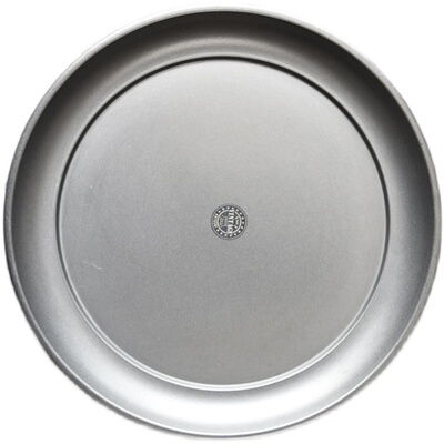 日本青芳制作所托盘进口复古不锈钢金属咖啡杯收纳大号平盘圆盘子