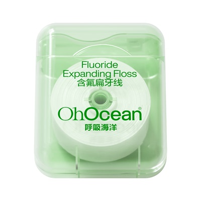 呼吸海洋正畸宽扁牙线卷柔顺护龈