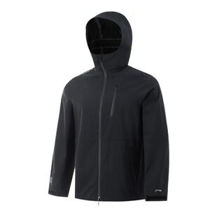 中国李宁CF溯万龙甲男女款防风透湿反光宽松单层冲锋衣AEMU049