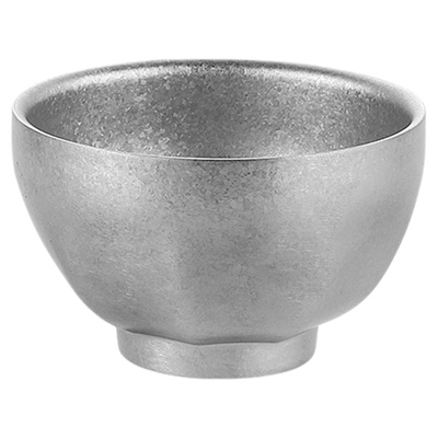 纯钛双层小茶杯六角茶盏