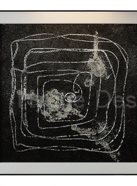 意式轻奢客厅装饰画氛围感抽象艺术全季酒店餐厅挂画复古玄关壁画