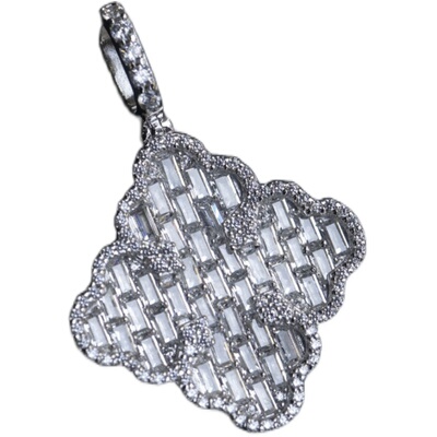 WBJ定制珠宝银银项链情侣吊坠