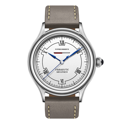 80时长动力超薄横条动显机械表