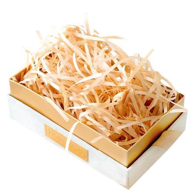 礼盒浅香槟拉菲草填充物装饰礼品结婚糖盒伴手礼拉菲丝水果盒批发