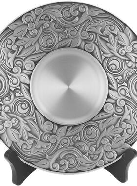 皇家雪兰莪royal selangor盘子锦绣东南风马来西亚锡器摆件纯手工