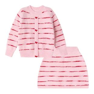 笛莎官方童装女童套装冬季新款小童女孩儿童洋气舒适甜美两件套
