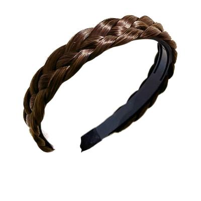 假发刘海一体鱼骨辫发卡发箍