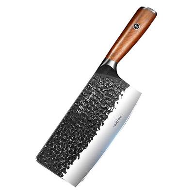 王麻子90Cr18Mov高铬钢菜刀家用