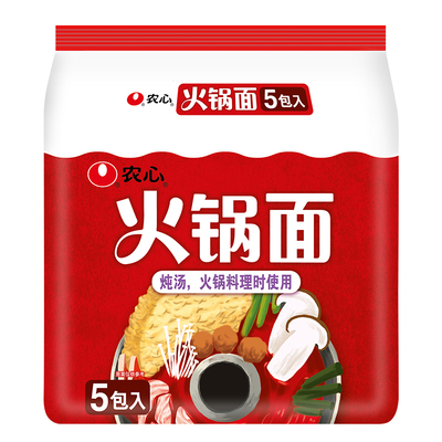 农心火锅面袋面无料包