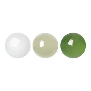 周大生和田玉手工串珠DIY材料包白玉珠子碧玉青玉散珠配件饰品