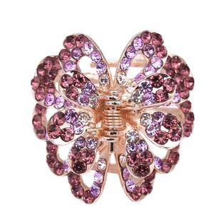 中号水钻抓夹发夹成人发饰复古风百搭顶夹盘发发抓碎发夹简约发卡