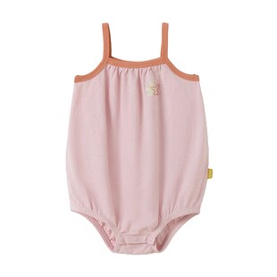 【新品】papa爬爬夏季宝宝连体衣男女宝吊带包屁衣网眼布透气舒适