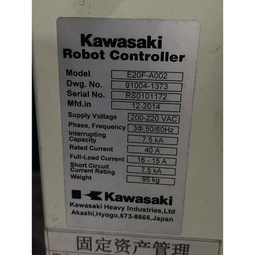 在线议价Kawasaki机器人控制器E20F-A002，型号9100