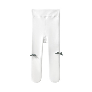 嫚熙儿童连裤袜子加绒加厚秋冬2025款宝宝棉袜不吊裆女童打底裤袜