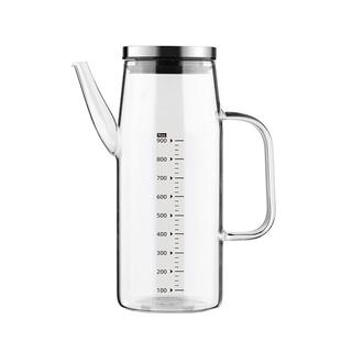 玻璃油壶防漏油瓶厨房家用不挂油调味料装酱油醋油壸不锈钢大油罐