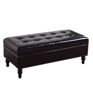 欧式床尾凳鞋店试换鞋凳实木储物凳脚凳服装店客厅沙发脚踏皮凳子