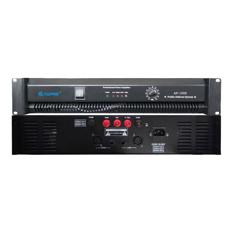 AP-1500纯后级定压功放360W腾高