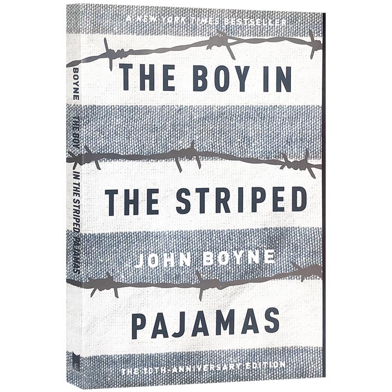 送音频穿条纹衣服睡衣的男孩 英文原版小说The Boy in the Striped Pajamas同名电影原著青少年课外阅可搭夏洛特的网奇迹男孩