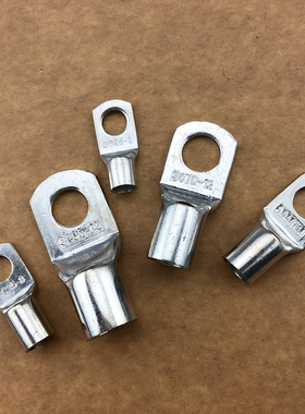 100只紫铜SC35-10窥口铜接线端子/铜端子/线鼻子/铜接头35平方