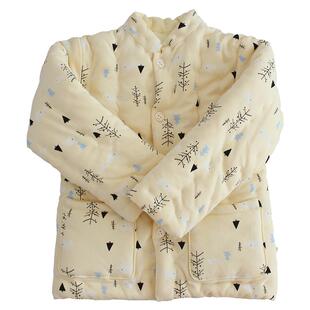 中大童手工纯棉花加厚棉袄秋冬季男女宝宝加厚保暖居家棉服棉衣服