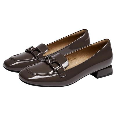 接吻猫通勤复古乐福鞋