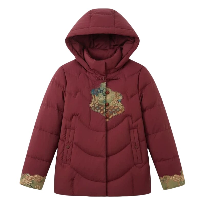 雪中飞2026新款中老年妈妈羽绒服