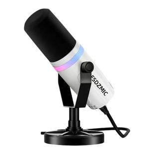 XLR/USB动圈双用RGB麦克风游戏竞技话筒usb手机电脑录音有声书