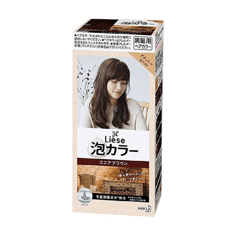 日本花王prettia泡沫染发膏/染发新版23色全送披肩温和方便