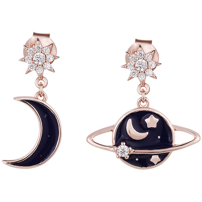 法国Eternelle星月系列气质耳环