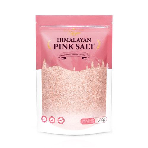 粉盐喜马拉雅天然细盐粉海盐玫瑰浴盐进口岩盐粉红盐磨砂膏工业盐
