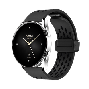 适用小米手表s4表带新款watch s4sport透气硅胶腕带s1pro运动智能color2防水xiaomi配件磁吸表链女士男款高级